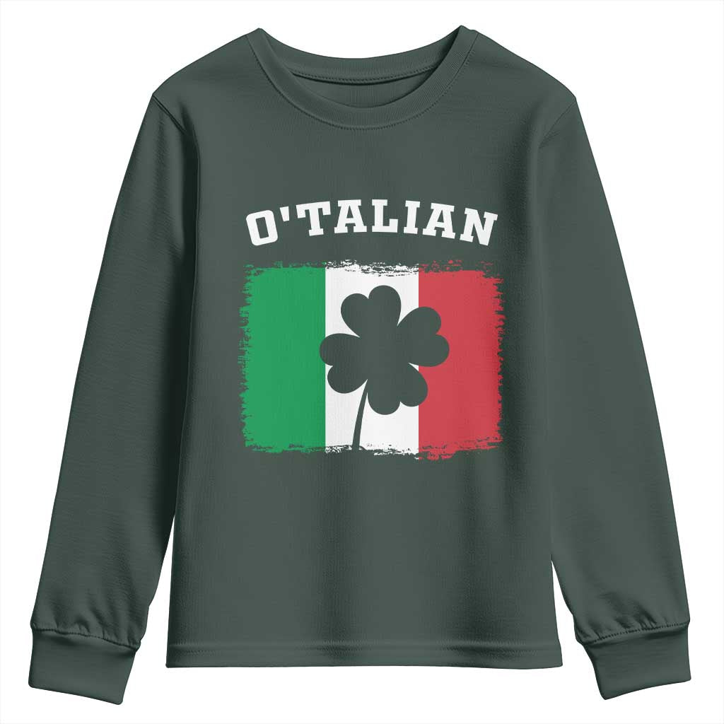 Funny Irish Italian St. Patrick's Day O'Talian Youth Sweatshirt