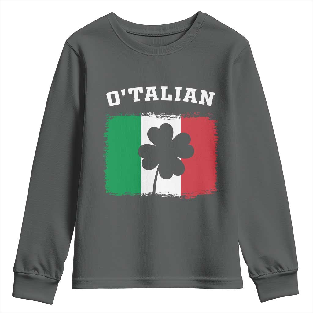 Funny Irish Italian St. Patrick's Day O'Talian Youth Sweatshirt