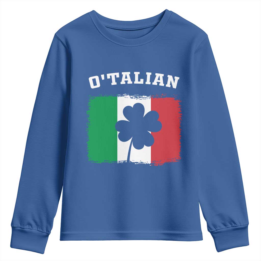 Funny Irish Italian St. Patrick's Day O'Talian Youth Sweatshirt