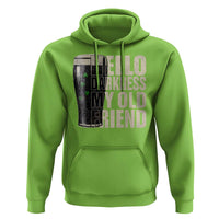Funny St Patrick's Day Black Irish Beer Hoodie Hello Darkness My Old Friend Shamrock