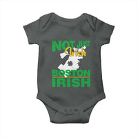 Funny Boston Irish Baby Onesie Not Just Irish Boston Irish Shamrock