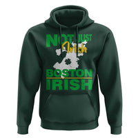 Funny Boston Irish Hoodie Not Just Irish Boston Irish Shamrock
