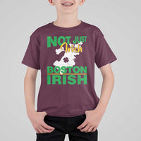 Funny Boston Irish T Shirt For Kid Not Just Irish Boston Irish Shamrock