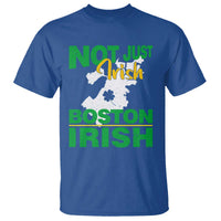 Funny Boston Irish T Shirt Not Just Irish Boston Irish Shamrock