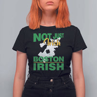 Funny Boston Irish T Shirt For Women Not Just Irish Boston Irish Shamrock