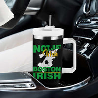 Funny Boston Irish Tumbler With Handle Not Just Irish Boston Irish Shamrock