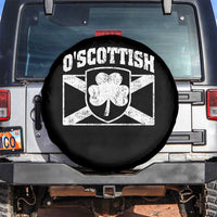Irish-Scots Irish Scottish Spare Tire Cover O'Scottish Vintage Shamrock