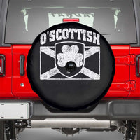 Irish-Scots Irish Scottish Spare Tire Cover O'Scottish Vintage Shamrock