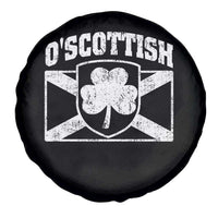 Irish-Scots Irish Scottish Spare Tire Cover O'Scottish Vintage Shamrock