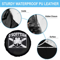 Irish-Scots Irish Scottish Spare Tire Cover O'Scottish Vintage Shamrock