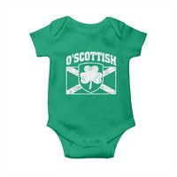 Irish-Scots Irish Scottish Baby Onesie O'Scottish Vintage Shamrock