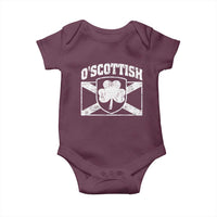 Irish-Scots Irish Scottish Baby Onesie O'Scottish Vintage Shamrock