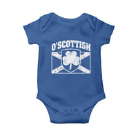Irish-Scots Irish Scottish Baby Onesie O'Scottish Vintage Shamrock