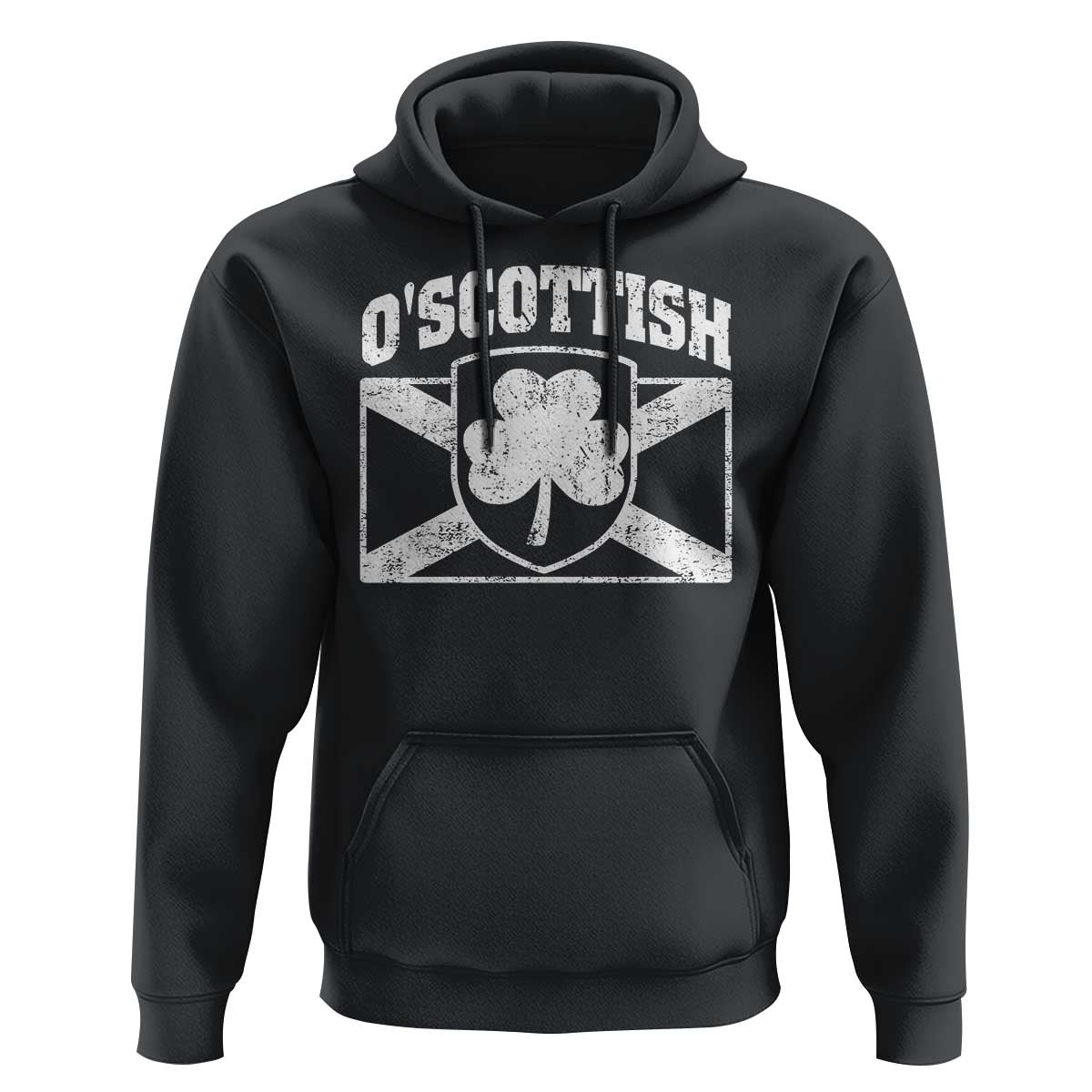 Irish-Scots Irish Scottish Hoodie O'Scottish Vintage Shamrock