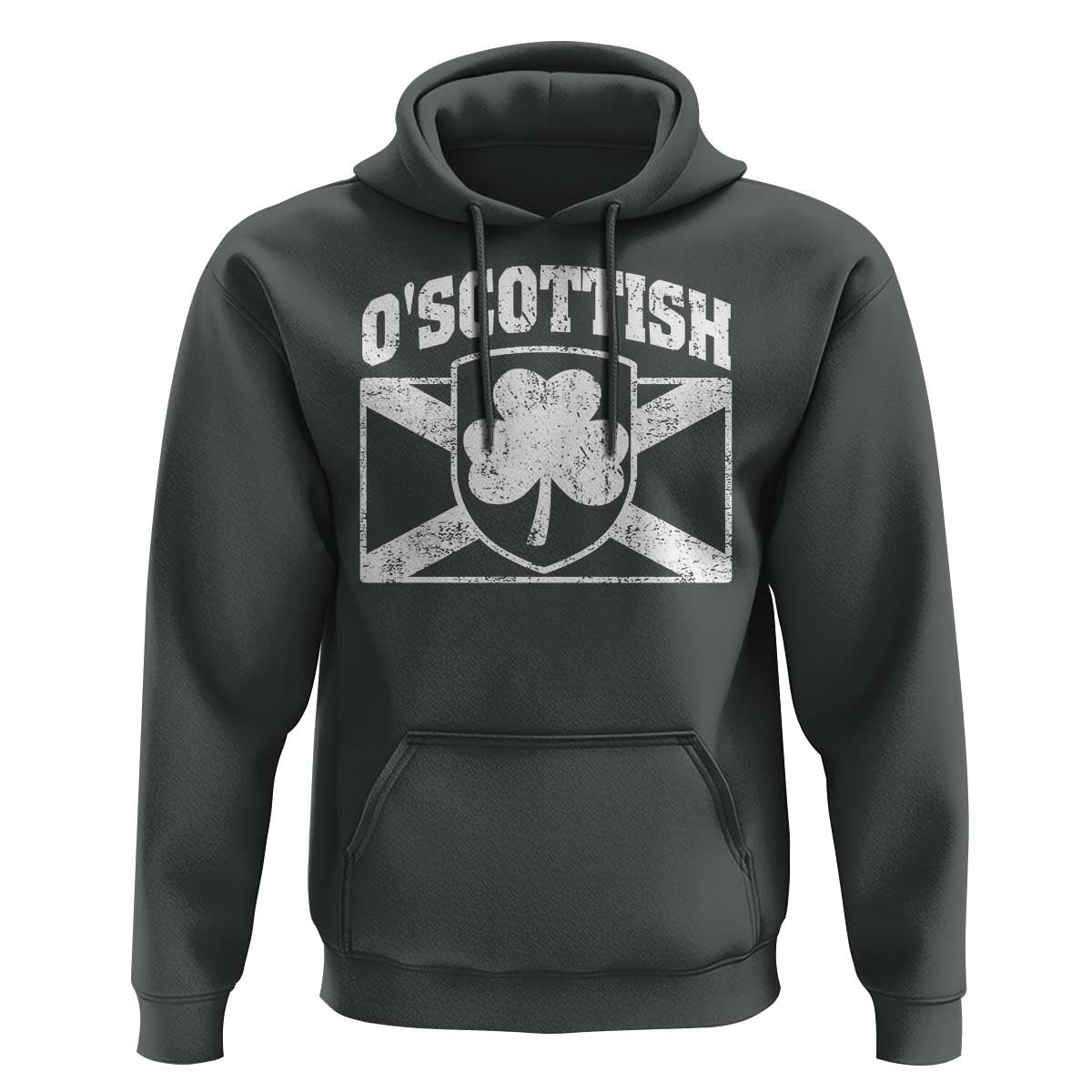Irish-Scots Irish Scottish Hoodie O'Scottish Vintage Shamrock
