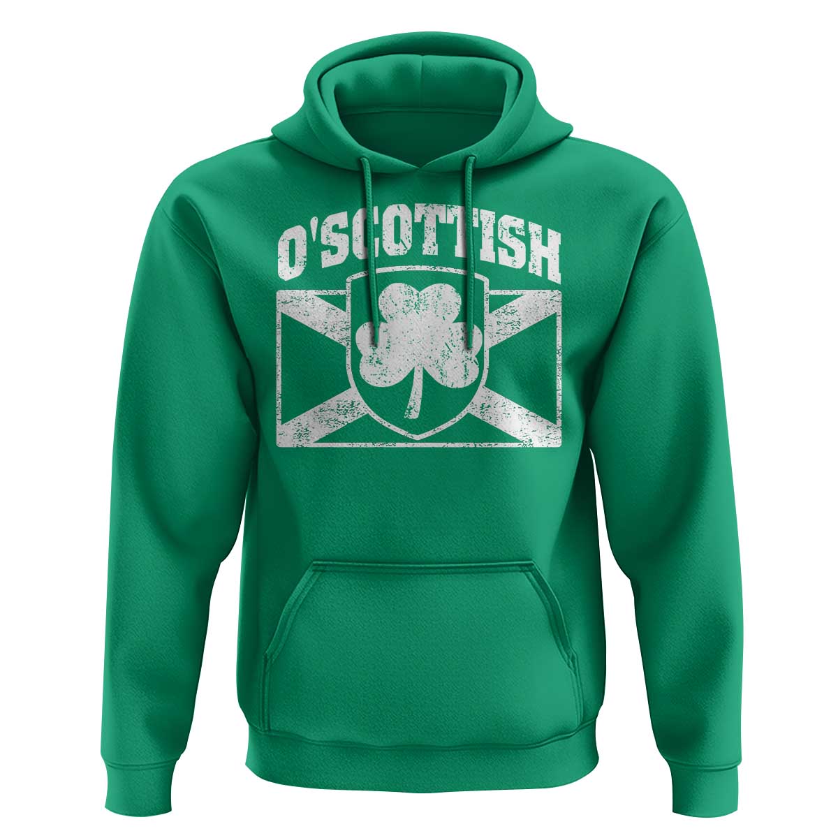Irish-Scots Irish Scottish Hoodie O'Scottish Vintage Shamrock