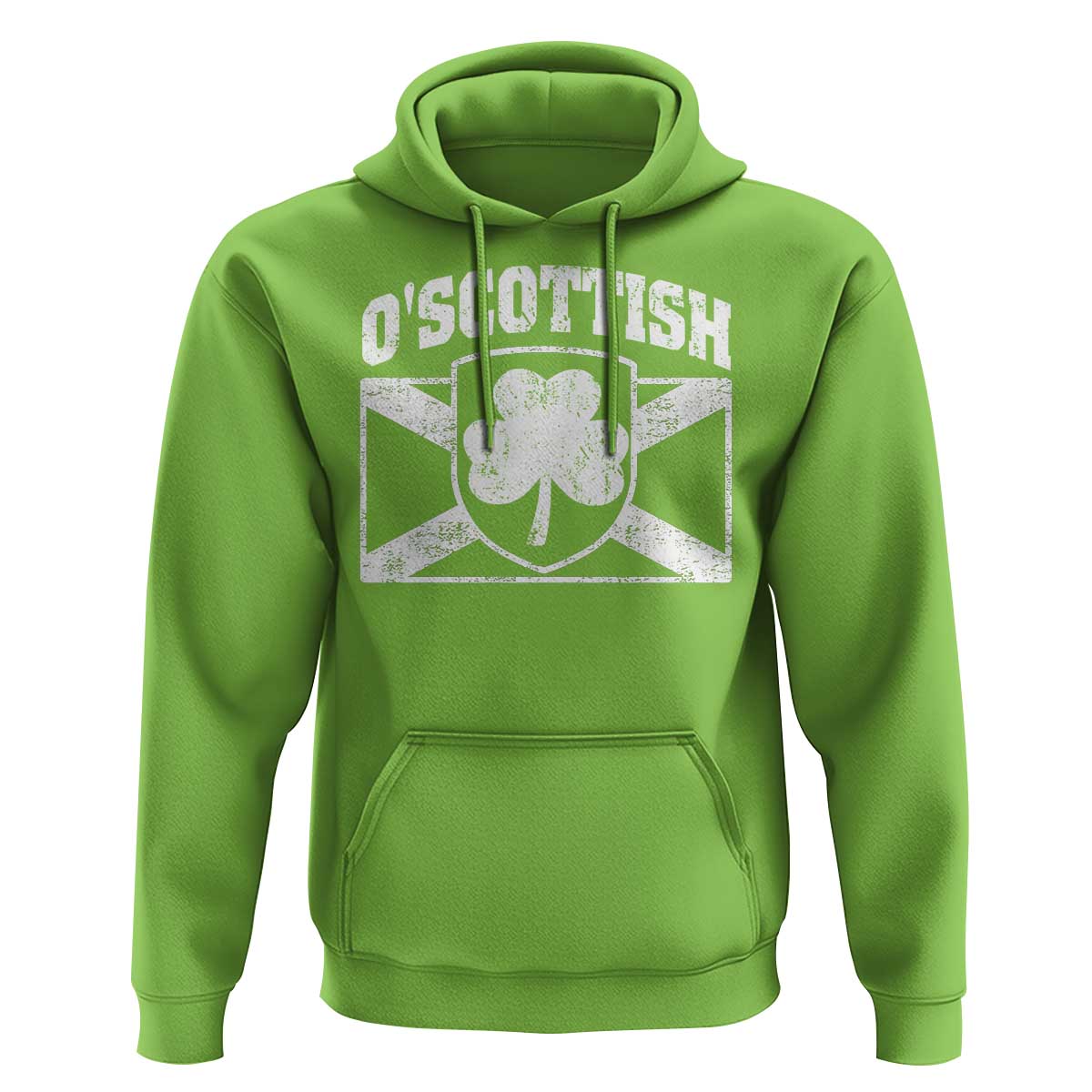 Irish-Scots Irish Scottish Hoodie O'Scottish Vintage Shamrock