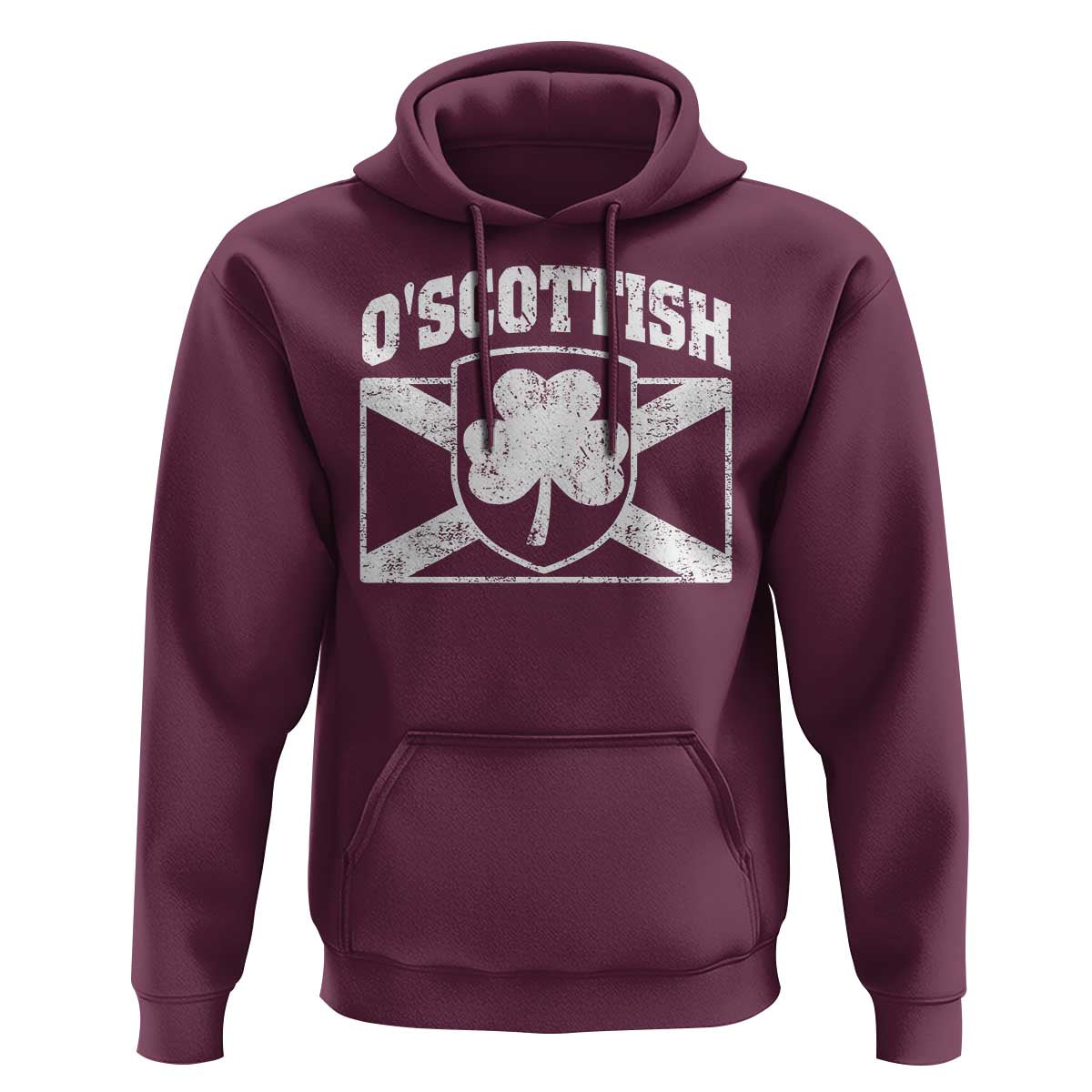 Irish-Scots Irish Scottish Hoodie O'Scottish Vintage Shamrock