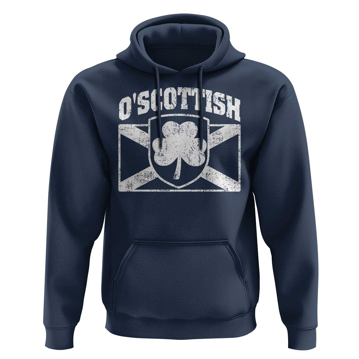Irish-Scots Irish Scottish Hoodie O'Scottish Vintage Shamrock