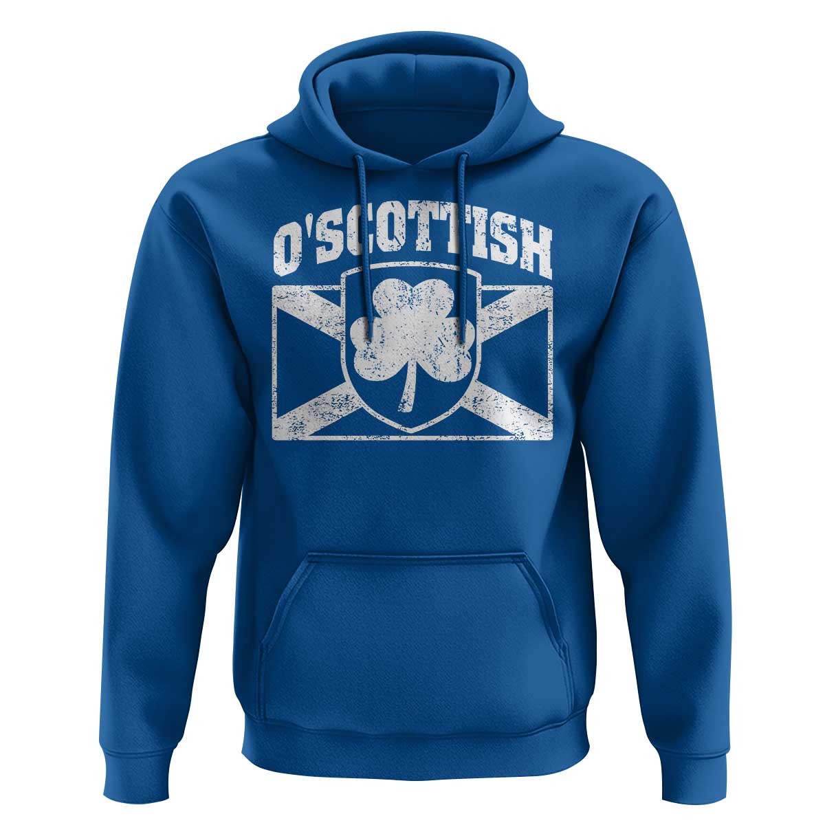 Irish-Scots Irish Scottish Hoodie O'Scottish Vintage Shamrock