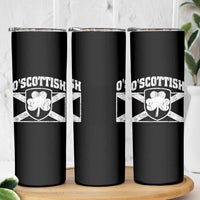 Irish-Scots Irish Scottish Skinny Tumbler O'Scottish Vintage Shamrock