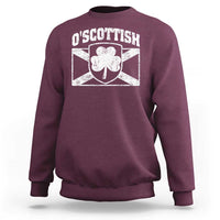 Irish-Scots Irish Scottish Sweatshirt O'Scottish Vintage Shamrock