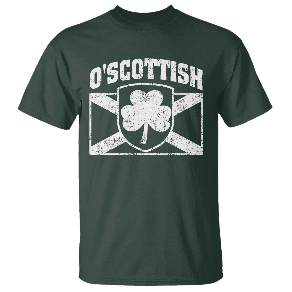 Irish-Scots Irish Scottish T Shirt O'Scottish Vintage Shamrock