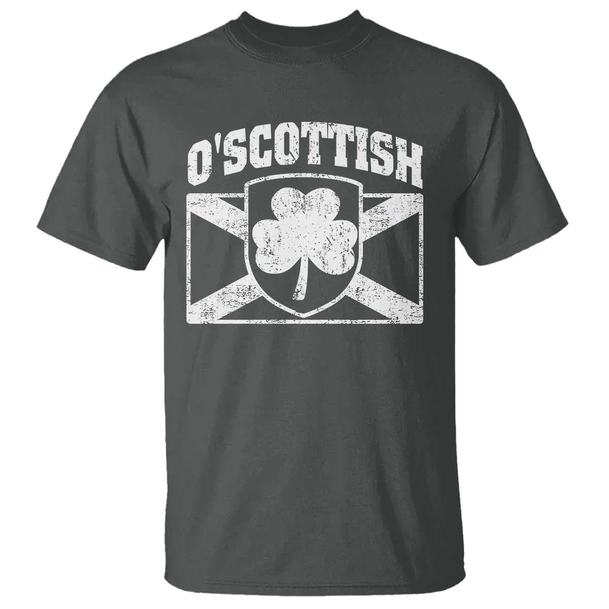 Irish-Scots Irish Scottish T Shirt O'Scottish Vintage Shamrock