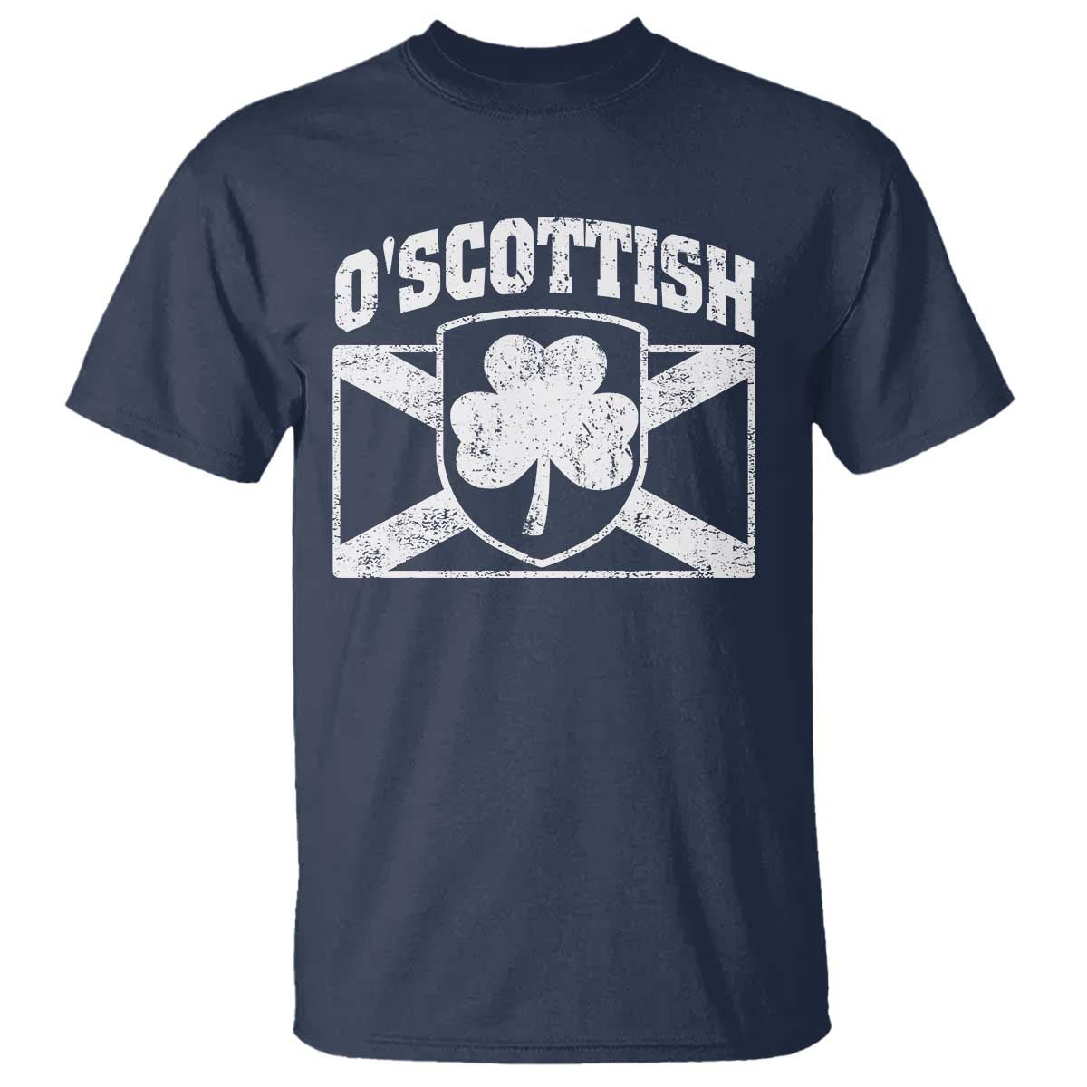 Irish-Scots Irish Scottish T Shirt O'Scottish Vintage Shamrock