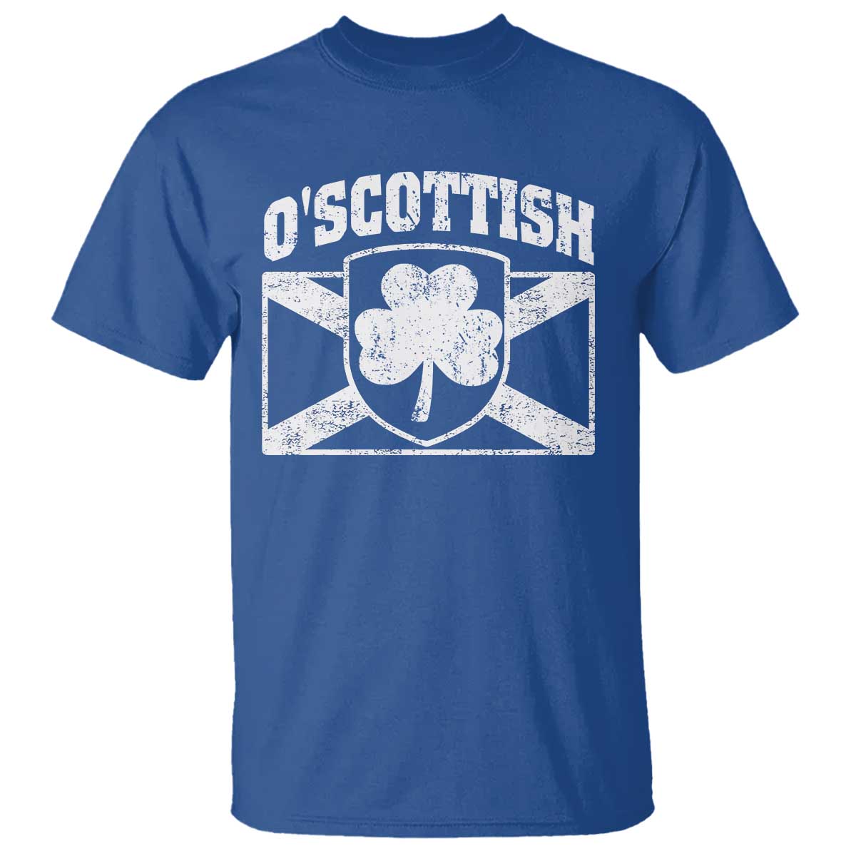 Irish-Scots Irish Scottish T Shirt O'Scottish Vintage Shamrock