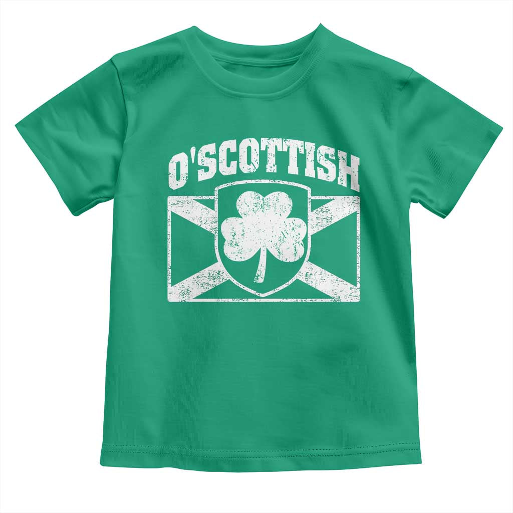 Irish-Scots Irish Scottish Toddler T Shirt O'Scottish Vintage Shamrock