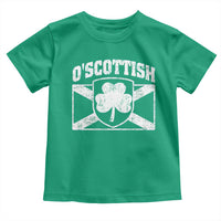 Irish-Scots Irish Scottish Toddler T Shirt O'Scottish Vintage Shamrock