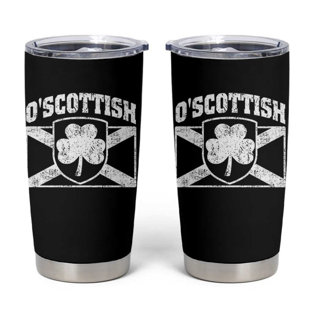 Irish-Scots Irish Scottish Tumbler Cup O'Scottish Vintage Shamrock