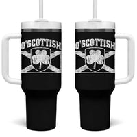 Irish-Scots Irish Scottish Tumbler With Handle O'Scottish Vintage Shamrock