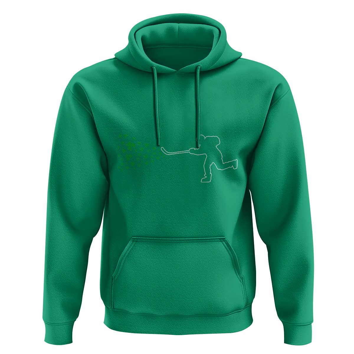 Funny St Patrick's Day Ice Hockey Shamrock Hoodie
