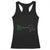 Funny St Patrick's Day Ice Hockey Shamrock Racerback Tank Top