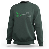Funny St Patrick's Day Ice Hockey Shamrock Sweatshirt