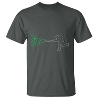 Funny St Patrick's Day Ice Hockey Shamrock T Shirt