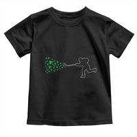 Funny St Patrick's Day Ice Hockey Shamrock Toddler T Shirt