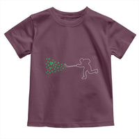 Funny St Patrick's Day Ice Hockey Shamrock Toddler T Shirt