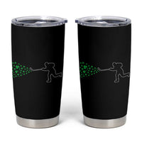 Funny St Patrick's Day Ice Hockey Shamrock Tumbler Cup