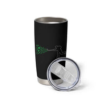 Funny St Patrick's Day Ice Hockey Shamrock Tumbler Cup