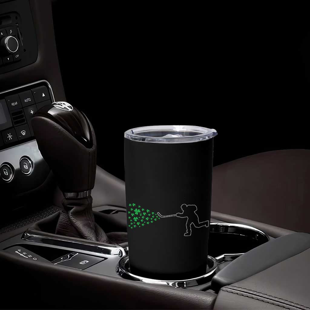 Funny St Patrick's Day Ice Hockey Shamrock Tumbler Cup
