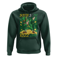Funny Skibidi St Pat Rizz Day Hoodie Dabbing Leprechaun Shamrock Coin
