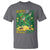 Funny Skibidi St Pat Rizz Day T Shirt Dabbing Leprechaun Shamrock Coin