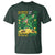 Funny Skibidi St Pat Rizz Day T Shirt Dabbing Leprechaun Shamrock Coin