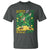 Funny Skibidi St Pat Rizz Day T Shirt Dabbing Leprechaun Shamrock Coin