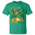Funny Skibidi St Pat Rizz Day T Shirt Dabbing Leprechaun Shamrock Coin
