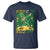 Funny Skibidi St Pat Rizz Day T Shirt Dabbing Leprechaun Shamrock Coin