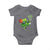 Funny St Patrick's Day Basketball Green Shamrock Baby Onesie